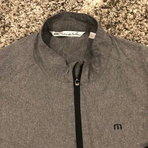 Travis Mathew Long Sleeve 1/4 Zipper Size XL Color Grey Toyota Embroidered